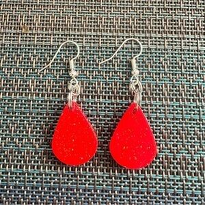 Resin Sparkle Earrings